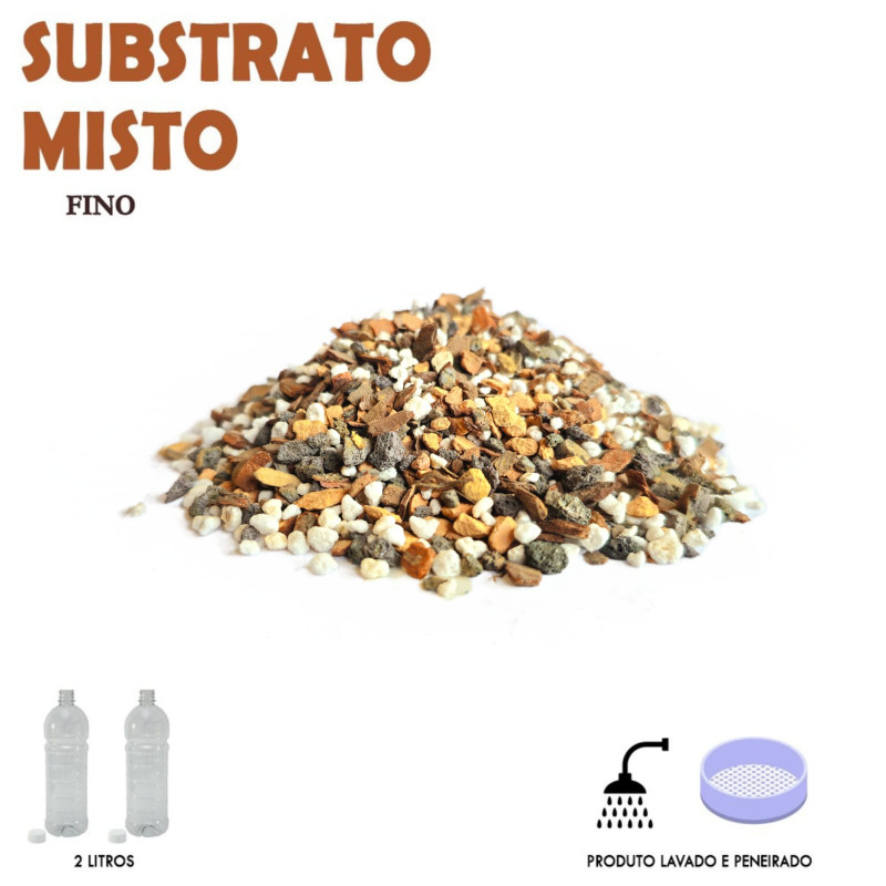 Substrato Misto Fino 2 litros